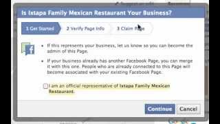 Claim Facebook Page  How to Claim Your Facebook Business Page [upl. by Noed]