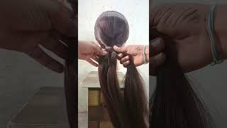 New braided hairstyle hack hairstyle viralvideo viralreels hair [upl. by Cosimo]