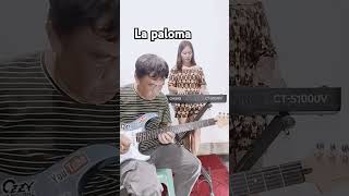 LA PALOMA BY RAMRODS cover by Butz and Ruby Agudo coupleband guitar instrumental [upl. by Judd]