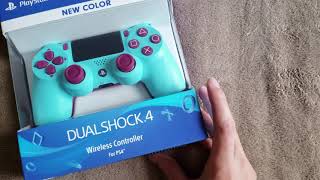 PS4 Berry Blue Controller Unboxing [upl. by Irolav]