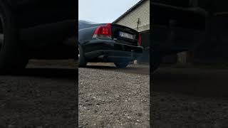 Volvo S60 D5 straight pipe exhaust sound [upl. by Nemzzaj]