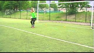 entrainement gardien but  exercice plongeon 5 gardien de but goalkeeper training [upl. by Ajnos]