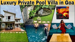 Luxury Private Pool Villa in Goa  4 Bhk Villa on rent in Goa  Rainforest Boulevard Villa in Goa [upl. by Fenton]