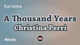 Christina Perri  A Thousand Years Karaoke Male Key [upl. by Anrapa783]