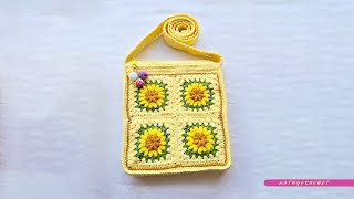 Bolso de Granny realizado a Crochet  parte 2 [upl. by Assirat]