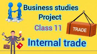 Business studies Project Internal tradeclass 11cbseproject internaltrade class11 commerce [upl. by Danziger]