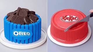 Ultimate KITKAT amp OREO Chocolate Mixed Cake  DIY Chocolate CAKE TRICK  Cake Decorating Ideas [upl. by Festus]