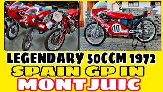 LEGENDARY 50CCM 1972 SPAIN GP IN Montjuïc [upl. by Ylas]