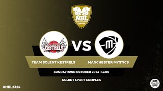 WNBL1 Team Solent Kestrels vs Manchester Mystics  221023 [upl. by Davon]