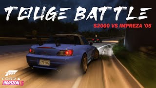 Forza Horizon 5  Touge Battle S2000 vs Impreza 2005 [upl. by Schaper]