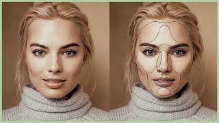 Is Margot Robbie perfect golden ratio face [upl. by Roshelle761]