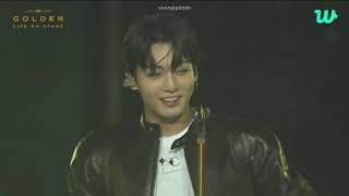 BTS Jungkook Golden Live on Stage Concert full Video [upl. by Veda]