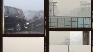 Dense fog continues to wreak havoc in UP￼ [upl. by Sirret753]