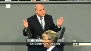 Gregor Gysi DIE LINKE Die Bundesregierung verweigert jeden Schritt hin zu mehr Steuergerechtigkeit [upl. by Bluma]