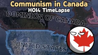 Communism in Canada  HOI4 Timelapse [upl. by Croom370]