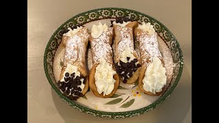 Homemade Sicilian Cannoli Dessert [upl. by Caddaric]