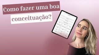 COMO FAZER UMA BOA CONCEITUAÇÃO COGNITIVA [upl. by Knutson]