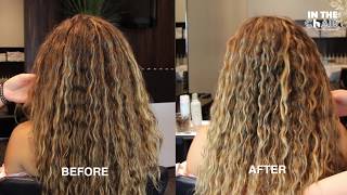 HOW TO REFRESH LONG FRIZZY WAVY CURLY HAIR  MEET MY SISTER [upl. by Icart]