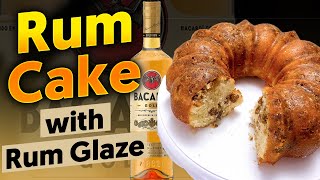 The BEST Rum Cake Recipe definitely NOT for the kids 🍹 [upl. by Lundin]