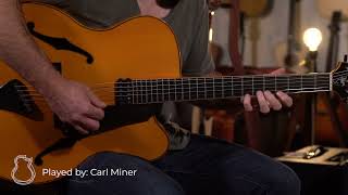 Marchione 17quot Cello Archtop European Spruce amp Curly Maple  Carl Miner [upl. by Enomrej311]