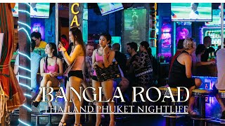 BANGLA ROAD NIGHTLIFE WALKING STREET IN PHUKET  PATONG BEACH [upl. by Laughton]