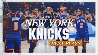 BEST KNICKS PLAYS IN JANUARY [upl. by Sreip1]