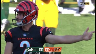 Bengals kicker Evan McPherson confirms Joe Burrows story of leadup to gamewinning field goal [upl. by Frierson]