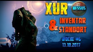 Destiny 2 Xur Inventar und Standort  Nessus  13102017 [upl. by Toolis]