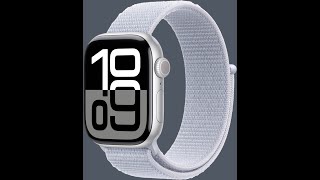 Apple Watch Series 10 GPS 42mm case Smartwatch with Silver Aluminium Case with Denim Sport Band [upl. by Ellah279]