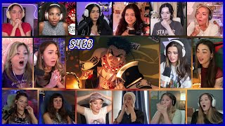 Demon Slayer Season 4 Episode 8 Girls Reaction Mashup  Hashira Training Arc Ep 8 [upl. by Hannahc]