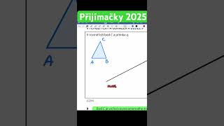 Geometrie💀 prijimacky geometrie matika doucko doucovaniematematiky [upl. by Groos]