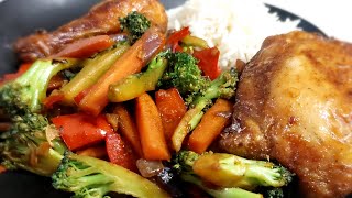 Best Broccoli Recipe  Super Easy To Make Fried Broccoli Carrot and Bell pepper Recipe [upl. by Norted44]