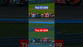 ThaiGP 2018 amp 2019‼️ marquez Valentino Rossi Dovizioso shorts short motogp thaigp [upl. by Aicilef]