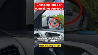 Overtaking in driving test  how to change lane  driving drivingtest cardrive cars shorts [upl. by Lourie]