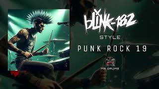 Punk Rock Drum Track  Blink 182 Style  170 BPM [upl. by Thorner]