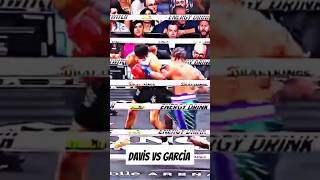 Davis Vs Garcia Knockout mma ufc davis garciadavis boxing shorts youtubeshorts [upl. by Alli]