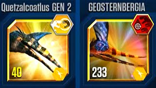 QUETZALCOATLUS GEN 2 VS GEOSTERNBERGIA  HT GAME [upl. by Imij]