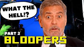 GEORGE CLOONEY BLOOPERS COMPILATION ER Up In the Air Fantastic Mr Fox From Dusk till Dawn [upl. by Naillimxam]