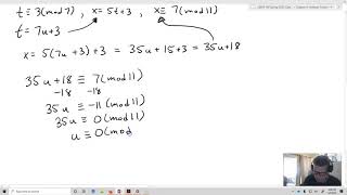 Back Substitution for Systems of Linear Congruence [upl. by Tidwell]