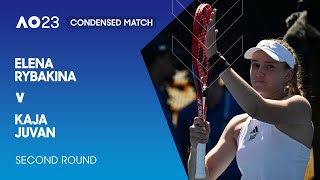 Elena Rybakina v Kaja Juvan Condensed Match  Australian Open 2023 Second Round [upl. by Ethel]