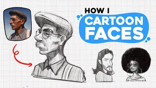 How to Draw Cartoon People from Reference [upl. by Grimaud]