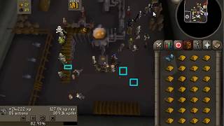 OSRS Smithing Blast Furnace Gold 375khr with glove switches [upl. by Brook]