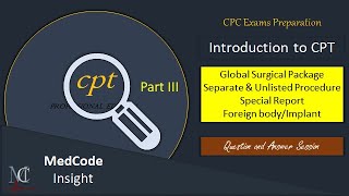 medical coding CPT introduction Part 3 [upl. by Sherry]