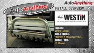 Install Westin Ultimate Bull Bar  AutoAnything HowTo [upl. by Teirrah95]