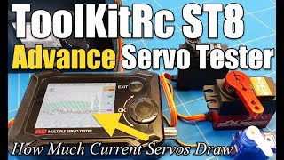 ToolKitRc ST8 SERVO TESTER Review Like To Know How Much Current your Servos Draw KEEP WATCHING [upl. by Tindall]