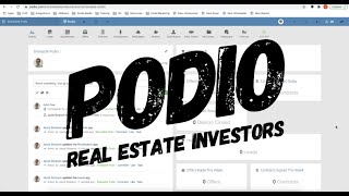 Walkthrough of How I Use My Podio CRM For Real Estate Investing  Podio Tutorial  Wholesaling CRM [upl. by Aved]