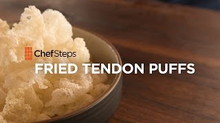 Fried Tendon Puffs [upl. by Kerr]