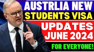 New Australian Student Visa Rules Australia Student Visa Trend 2024 Student Visa Updates 2024 [upl. by Gradeigh]