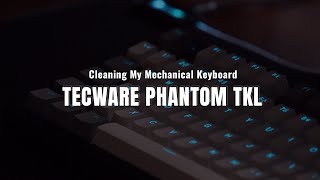 Cleaning my Tecware Phantom TKL Mechanical Keyboard [upl. by Thessa]