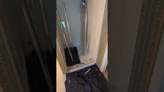 Part 1 Bathroom Update Pivot Shower Door Removal See Part 2 For The Final Result [upl. by Magdalena]